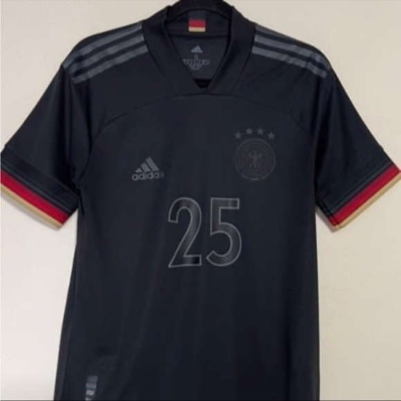 2020 GERMANY BLACK-ON-BLACK AUTHENTIC JERSEY